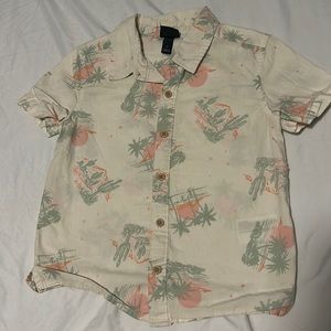 Art class Summer Button Down